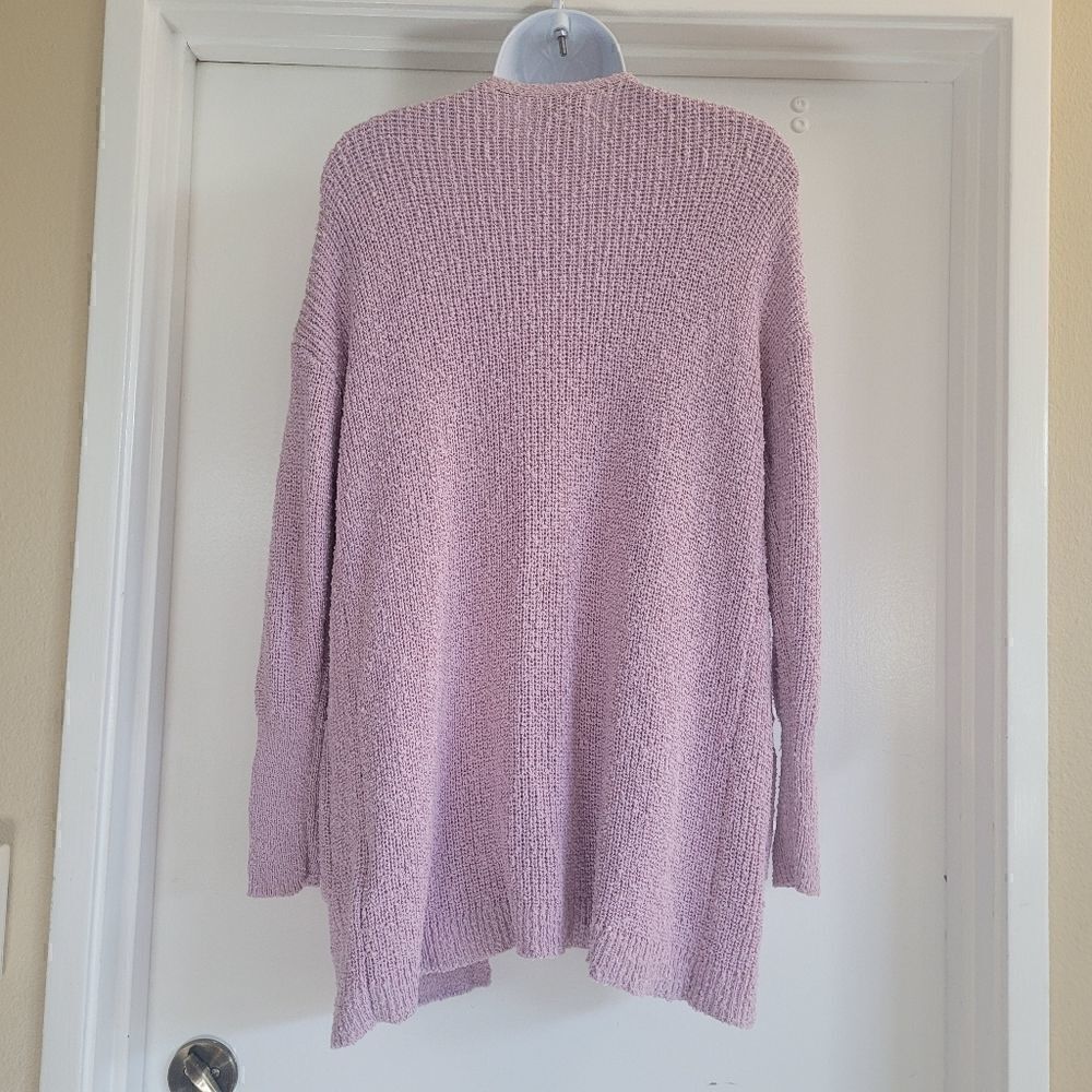 Rachel Zoe lavender cardigan  - Picture 5 of 7